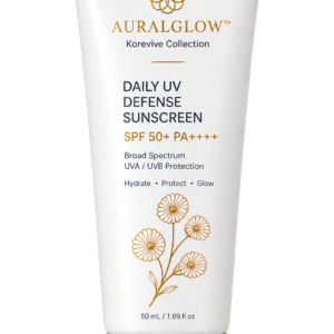 Auralglow Daily UV Defense Sunscreen — Korevive Collection